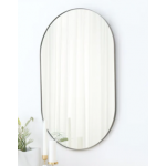 Devo Gun Metal Grey Framed Oval Mirror 450 * 800 Devo Gun Metal Grey Framed Oval Mirror 450 * 800
